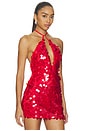 view 2 of 5 Celia Halter Top in Red