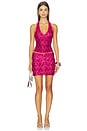 view 4 of 5 Vivian Top in Hot Pink