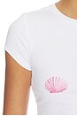 view 5 of 5 Trysta Baby Tee in Shells