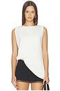view 1 of 5 Caprice Asymmetrical Top in Ivory
