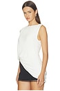 view 3 of 5 Caprice Asymmetrical Top in Ivory