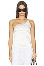 view 1 of 5 Ataya One Shoulder Top in White