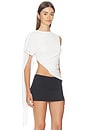 view 2 of 5 X Blake Evin Arie Fringe Top in Ivory