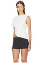 view 4 of 5 X Blake Evin Arie Fringe Top in Ivory