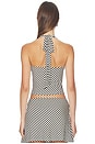 view 3 of 5 Mora Top in Black & White Stripe