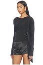 view 4 of 5 Valeria Drape Top in Black