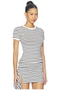 view 2 of 4 Alecksander Tee in Grey Stripe
