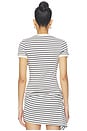 view 4 of 4 Alecksander Tee in Grey Stripe