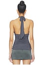 view 4 of 4 Atlas Ruched Top in Charcoal