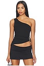 view 1 of 4 Beckett Asymmetrical Top in Black