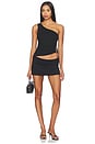view 5 of 4 Beckett Asymmetrical Top in Black