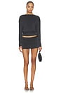 view 5 of 4 Ameigh Drape Top in Black