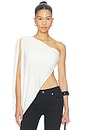 view 1 of 5 Fellie Asymmetrical Top in White