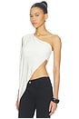 view 4 of 5 Fellie Asymmetrical Top in White