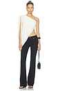 view 6 of 5 Fellie Asymmetrical Top in White