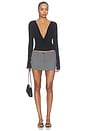 view 5 of 4 Dalton Cowl Neck Top in Black