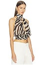 view 2 of 4 Skylah Open Back Top in Zebra