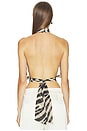 view 4 of 4 Skylah Open Back Top in Zebra