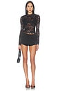 view 5 of 4 Laura Long Sleeve Top in Black