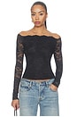 view 1 of 5 Cameron Off Shoulder Top in Black