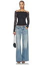 view 5 of 5 Cameron Off Shoulder Top in Black