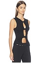 view 2 of 4 Chase Twisted Top in Black