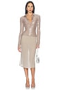 view 5 of 5 Geraldine Top in Taupe