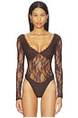 view 2 of 5 Halcyon Bodysuit in Dark Brown