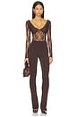 view 6 of 5 Halcyon Bodysuit in Dark Brown