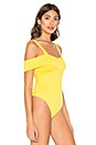 view 3 of 5 Evie Off Shoulder Bodysuit in Yellow