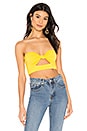 view 1 of 4 BUSTIER HILLARY in Yellow