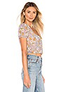 view 2 of 4 TOP CROPPED SIRENA in Lavender Floral