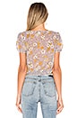 view 3 of 4 TOP CROPPED SIRENA in Lavender Floral