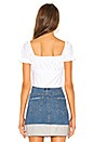view 3 of 4 Gabbie Ruched Top in White