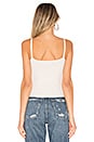 view 3 of 4 Deena Ribbed Cami Top in White