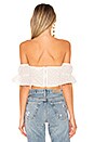 view 3 of 5 Emmy Eyelet Crop Top in White