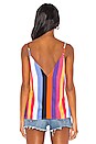 view 3 of 4 TOP DÉCOLLETÉ V PROFOND SADIE in Multi Stripe