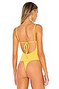 view 4 of 5 BODY AVEC DENTELLE DEVON in Yellow