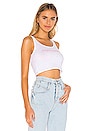 view 2 of 4 Crop Tank in White