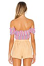 view 3 of 4 TOP BOUTONNÉ DEVANT POPPY in Stripe