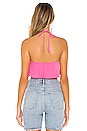 view 3 of 4 Chasity Halter Top in Pink
