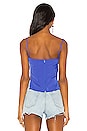 view 3 of 4 Kait Cut Out Cami Top in Cobalt