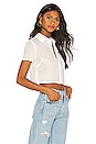 view 2 of 4 TOP BOUTONNÉ CINDY in White