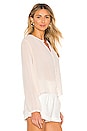 view 2 of 4 Staci Button Up Top in Cream