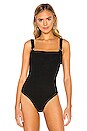 view 2 of 5 Mabelle D Ring Bodysuit in Black