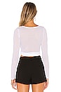 view 3 of 4 TOP DRAPÉ DREW in Ivory