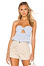 view 1 of 4 TOP NOUÉ DEVANT COURTNEE in Blue