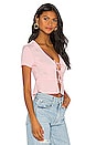 view 2 of 4 TOP NOUÉ DEVANT CIARA in Light Pink