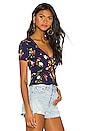 view 2 of 4 TOP NOUÉ DEVANT CIARA in Navy Floral
