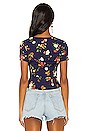 view 3 of 4 TOP NOUÉ DEVANT CIARA in Navy Floral
